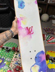 Skate Virgil Abloh Watercolor Monogram Multicolor