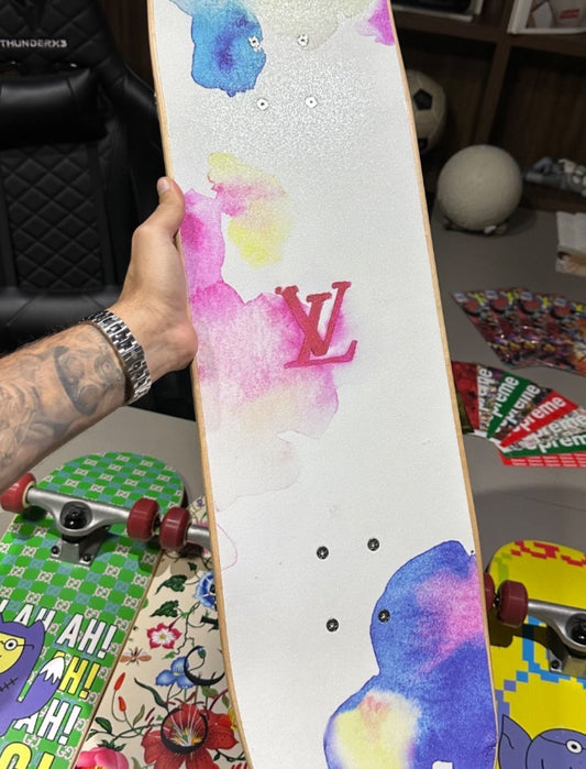 Skate Virgil Abloh Watercolor Monogram Multicolor